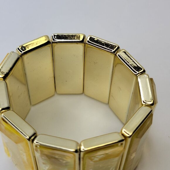 Yellow Stretch Fashion Bracelet Casual Wrap Bracelet - Picture 5 of 6